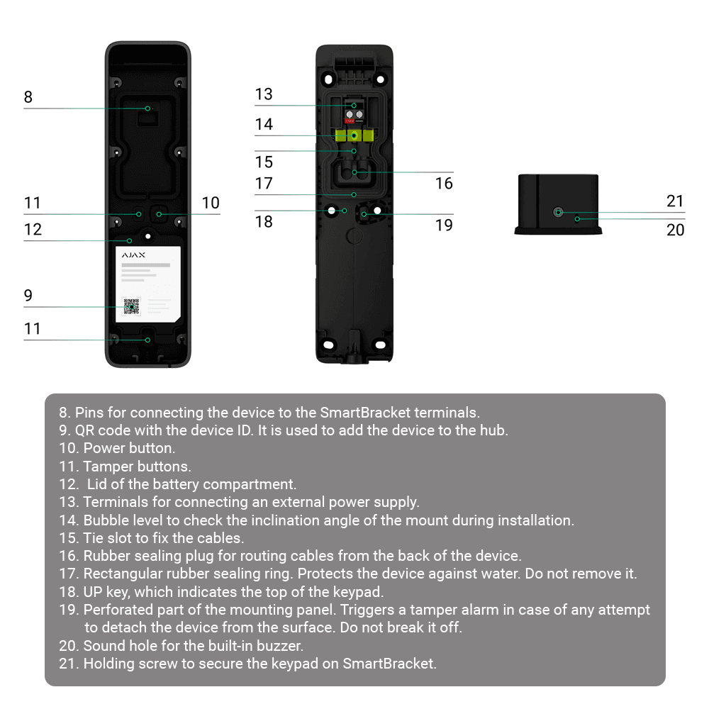 AJ-KEYPADOUTDOOR-W - 5