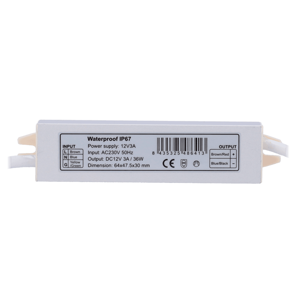 DC12V3A-IP67 - 2